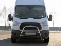 Кенгурятник WT022 (нерж.) для Ford Transit 2014- рр