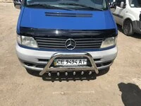 Кенгурятник WT003/4 (нерж.) без напису, 51мм для Mercedes Vito W638 1996-2003 рр