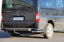 Задні куточки AK003-Double (нерж.) для Ford Transit 2000-2014 рр
