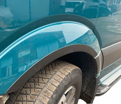 Накладки на арки вузькі (4 шт, чорні) для Volkswagen Crafter 2006-2016 рр