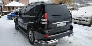 Задні подвійні куточки AK003-2 (2 шт., нерж) для Toyota Land Cruiser Prado 120