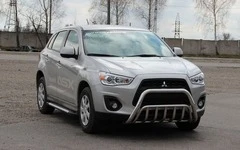 Кенгурятник WT002 (нерж.) для Mitsubishi ASX 2010-2023 рр
