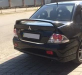 Кромка багажника (нерж.) для Mitsubishi Lancer 9 2004-2008 рр