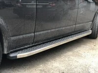 Бокові пороги BlackLine (2 шт, алюміній) Довга база для Volkswagen T5 2010-2015 рр