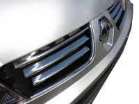 Накладки на решітку радіатора 2007-2015 (6 шт, нерж) OmsaLine - Італійська нержавійка для Renault Trafic рр