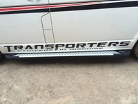 Бокові пороги Allmond Grey (2 шт., алюміній) Довга база для Volkswagen T6