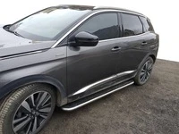 Бокові пороги Maydos V2 (2 шт, алюміній -2025 нерж) для Peugeot 3008 2016-2023 рр
