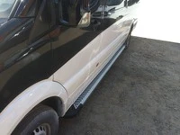 Бокові пороги Line (2 шт., алюміній) Середня база для Volkswagen Crafter 2006-2016 рр