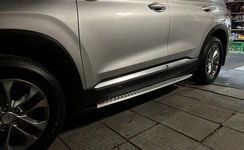 Бокові пороги V1-A (2 шт) для Hyundai Santa Fe 4 2018-2023 рр