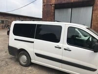 Рейлінги чорні Коротка база, Пластикові ніжки для Citroen Jumpy 2007-2017 рр