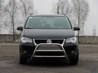 Кенгурятник WT022 (нерж) для Volkswagen Touran 2003-2010 рр