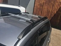 Перемички на рейлінги під ключ (2 шт) до 140 см, Сірий для Subaru Forester 2008-2013 рр