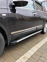 Молдинг дверний Carmos (4 шт, нерж.) Carmos, -20252 (довгий) для Nissan Qashqai 2010-2014рр