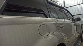 Передній захист ST015 (нерж.) для Mitsubishi Pajero Wagon III