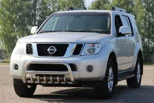 Кенгурятник WT008 (нерж) для Nissan Pathfinder R51 2005-2014рр