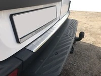 Накладка на задній бампер МАТОВИЙ (Omsa, нерж.) для Volkswagen Crafter 2006-2016 рр