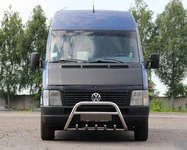 Кенгурятник WT003 (нерж) 60мм, без напису для Volkswagen LT 1995-2006 рр