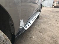 Бокові пороги Niken-BMW-Style (2 шт, пластик) для Hyundai IX-35 2010-2015 рр