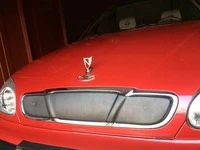 Зимова накладка на решітку (верхня) Матова для Daewoo Lanos