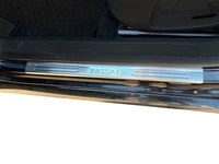 Накладки на пороги OmsaLine тип 1 (4 шт, нерж) для Volkswagen Passat СС 2008- рр