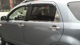 накладка на ветровічок (2 шт, нерж) для Daihatsu Terios 2006- рр