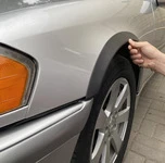 Накладки на арки (4 шт, чорні, ABS-пластик) для Mercedes C-class W202 1993-2001 рр