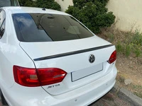 Спойлер LIP (Sunplex, чорний) (115,8см * 6,3см) для Volkswagen Jetta 2011-2018 рр