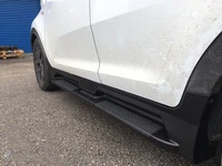 Бокові пороги Niken-style S101 (2 шт., Алюм.) для Kia Sportage 2010-2015 рр