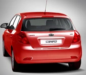 Кромка багажника (HB, нерж.) для Kia Ceed 2007-2012 рр