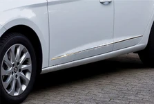 Молдинг дверний (4 шт, нерж.) для Seat Leon 2013-2020 рр