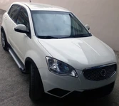 Бокові пороги Line (2 шт., Алюміній) для SsangYong Korando 2010-2019 рр