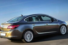 Повна окантовка стекол (Sedan, 12 шт, нерж) для Opel Astra J 2009-2015 рр