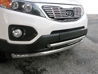 Передня нижня дуга (нерж) для Kia Sorento II XM 2009-2014 рр