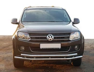 Передній захист ST018-2 (нерж) для Volkswagen Amarok 2010-2022 рр