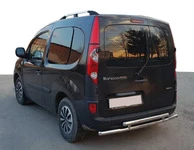 Задня дуга AK002-2 (нерж.) для Renault Kangoo 2008-2020 рр