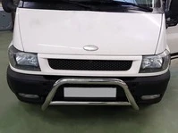 Кенгурятник WT006 (нерж) для Ford Transit 2000-2014 рр