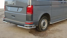 Задні куточки AK003-Double (2 шт., нерж) для Volkswagen T6