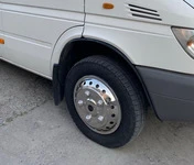 Ковпаки з нержавійки Exclusive V2 R15 (2-котковий) для Mercedes Sprinter W901/902/903/904/905 1995-2006 рр