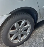 Накладки на арки (4 шт, чорні) для Renault Espace 2002-2014 рр