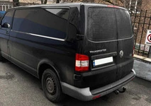 Накладка на задній бампер EuroCap (2 двері, ABS) для Volkswagen T6