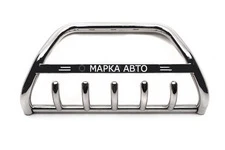 Кенгурятник WT004 (нерж.) для Fiat Doblo II 2010-2022 рр