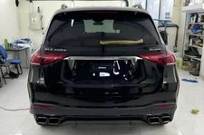 Задній дифузор GLE63 AMG (з насадками Black) для Mercedes GLE W167