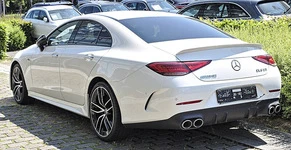 Задній дифузор з насадками (Дизайн GT53) для Mercedes CLS C257 2018- рр