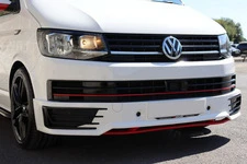 Накладка на передній бампер Sportline 2015-2018 (під фарбування) для Volkswagen T6