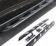 Бокові пороги OEM V2 (2 шт., Алюміній) для Ауди Q5 2017-2025 рр