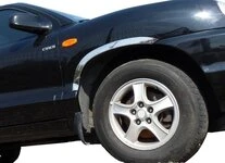 Накладки на арки (4 шт, нерж) для Hyundai Santa Fe 1 2000-2006 рр