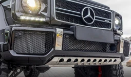 Захист переднього бампера (нержавійка) для Mercedes G сlass W463 1990-2018рр