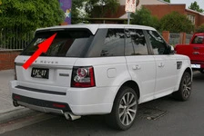 Спойлер (під фарбування) для Range Rover Sport 2005-2013 рр