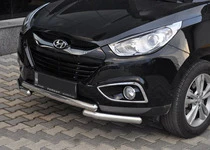 Передня дуга ST014-1 (нерж.) для Hyundai IX-35 2010-2015 рр