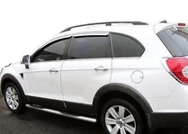 Бічні труби (2 шт., нерж) Ø60 для Chevrolet Captiva 2006-2019 рр